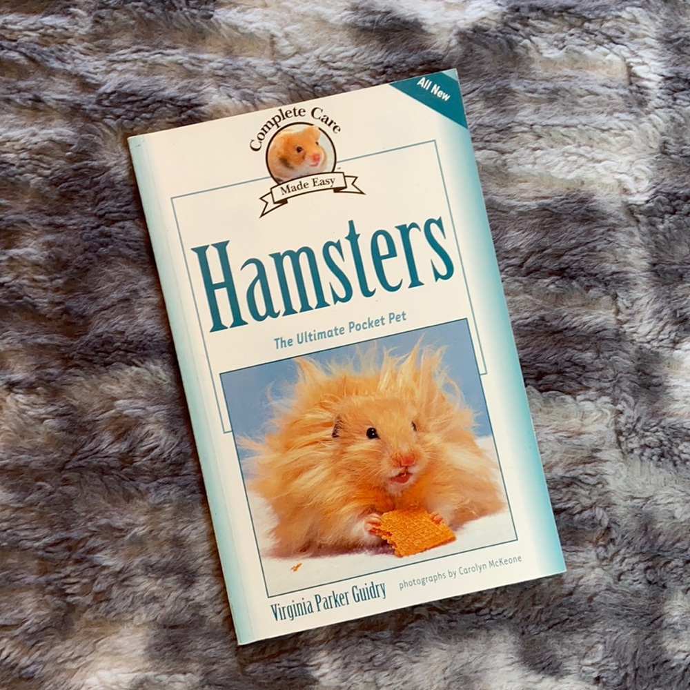 “Hamsters The Ultimate Pocket Pet” By Virginia Parker Guidry 116 Page Book